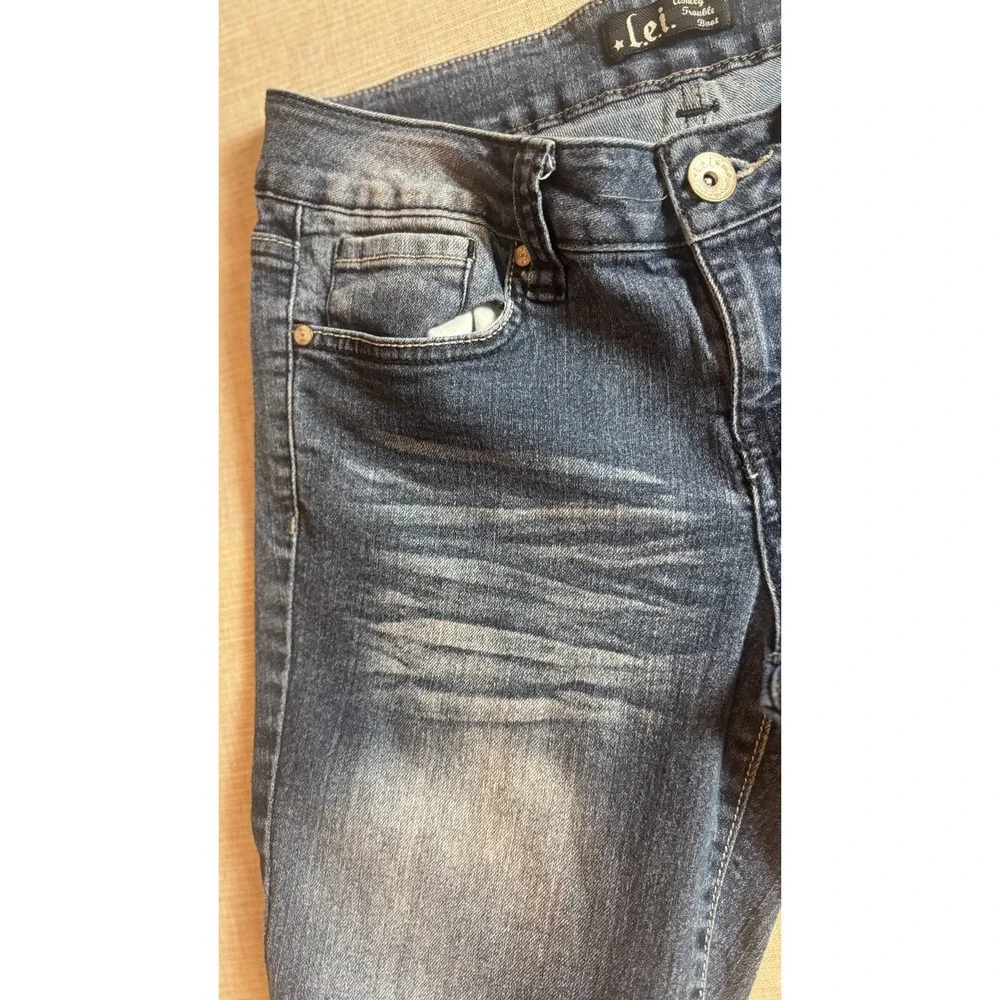 LEI‎ Ashley Trouble Bootcut Y2K Denim RN89083 Vtg